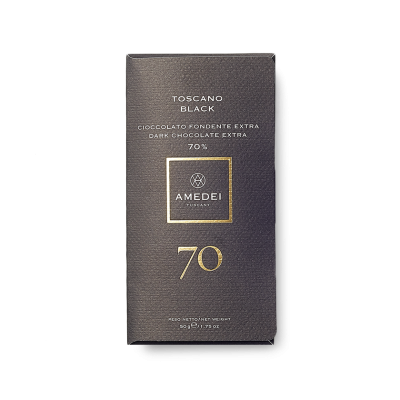 Amedei Toscano Black 70% Dark Chocolate Bar