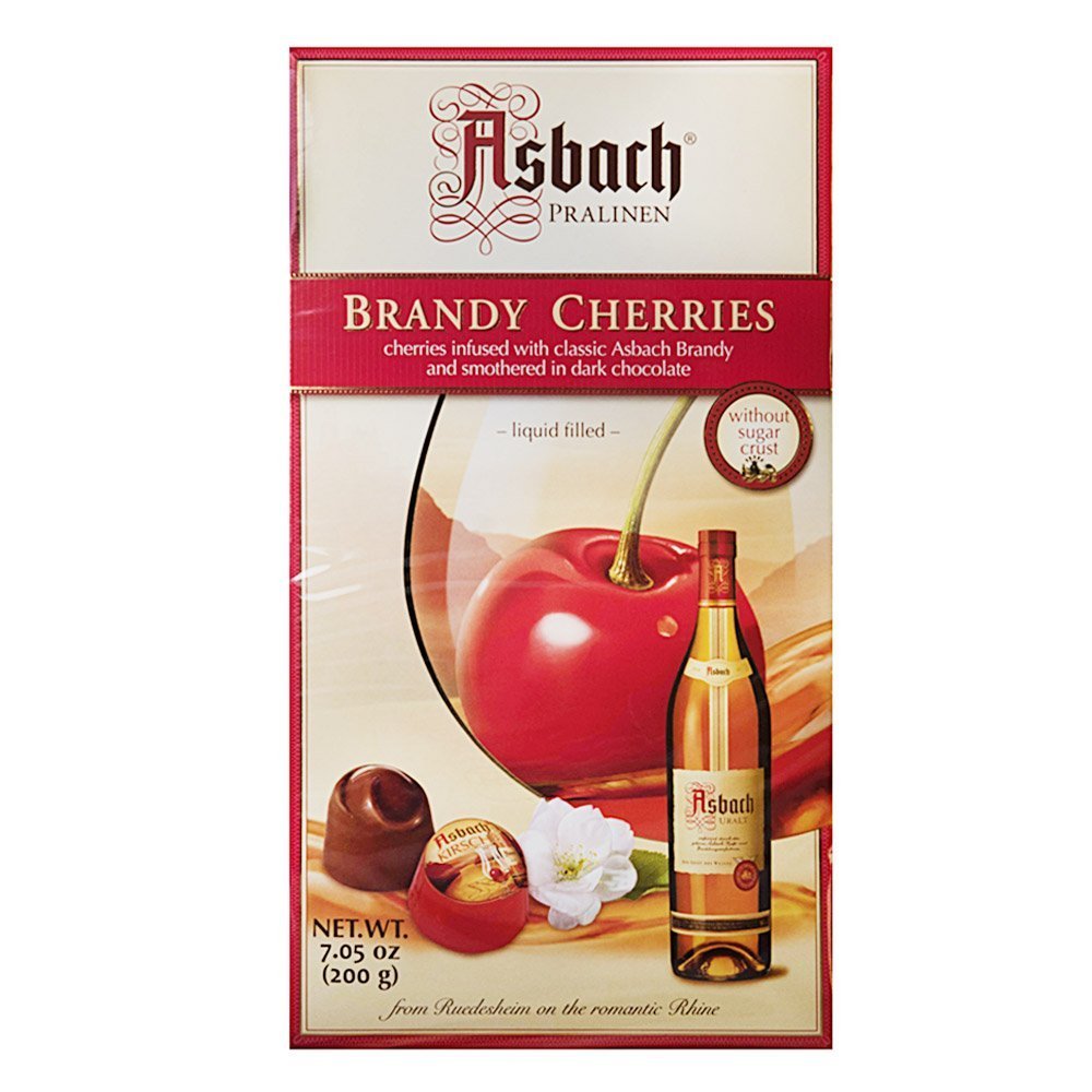 Asbach Dark Chocolate Brandy Cherries (200g)