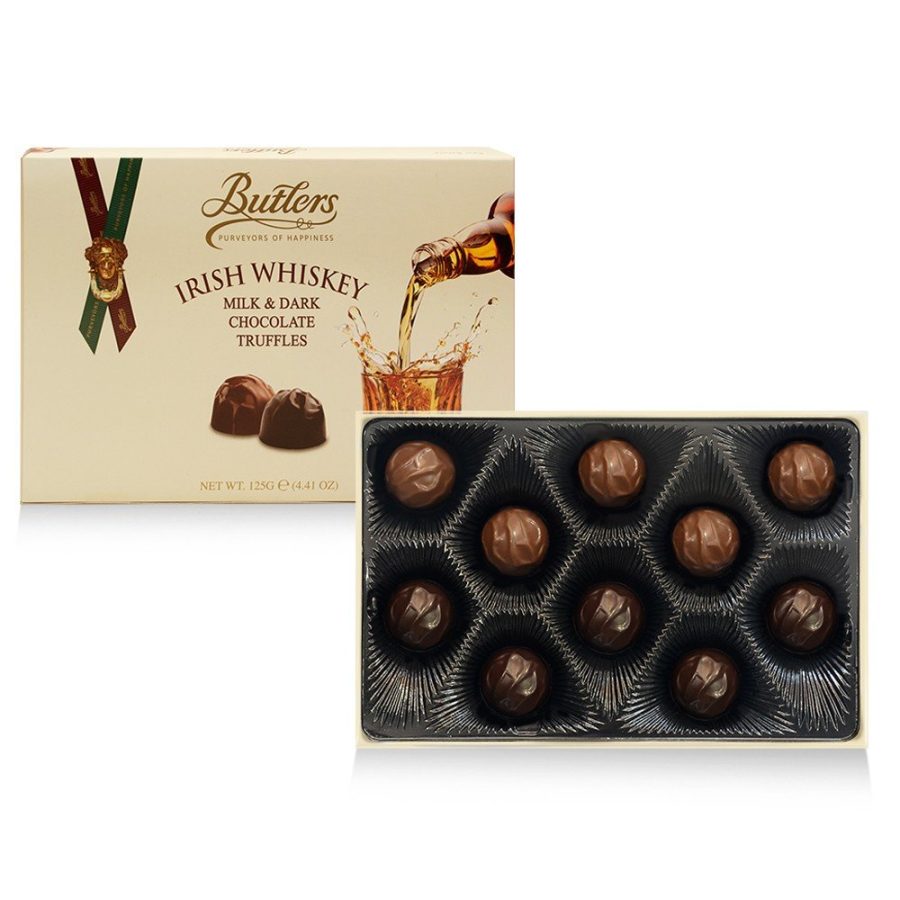 Butlers Irish Whiskey Chocolate Truffles Open