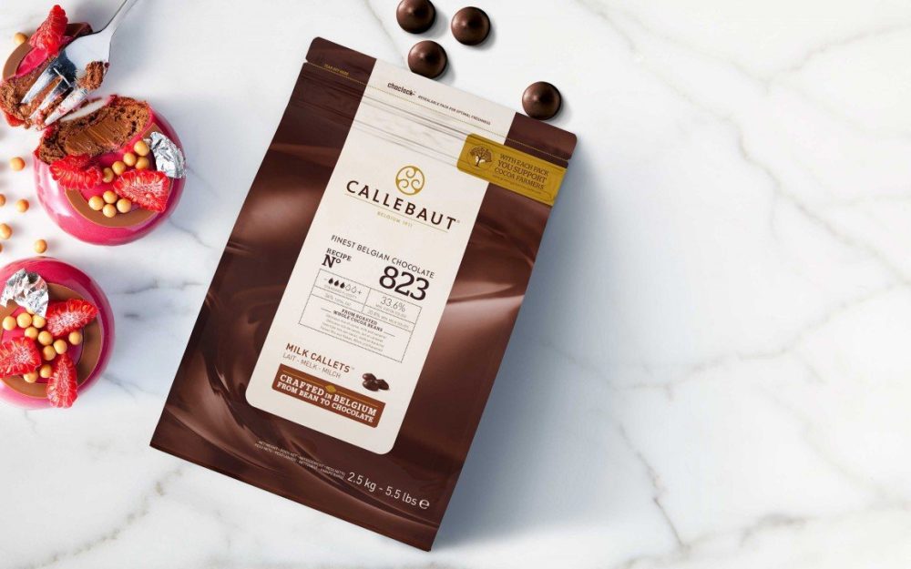 Callebaut 823 33.6% Milk Chocolate Baking Callets Aesthetic