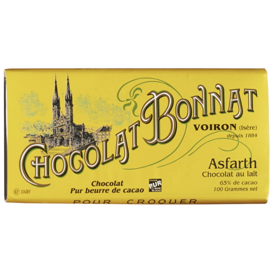 Chocolat Bonnat Asfarth 65% Milk Chocolate Bar