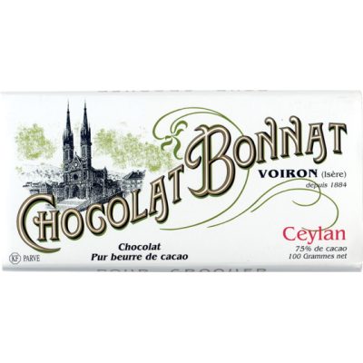 Chocolat Bonnat Ceylan 75% Dark Chocolate Bar