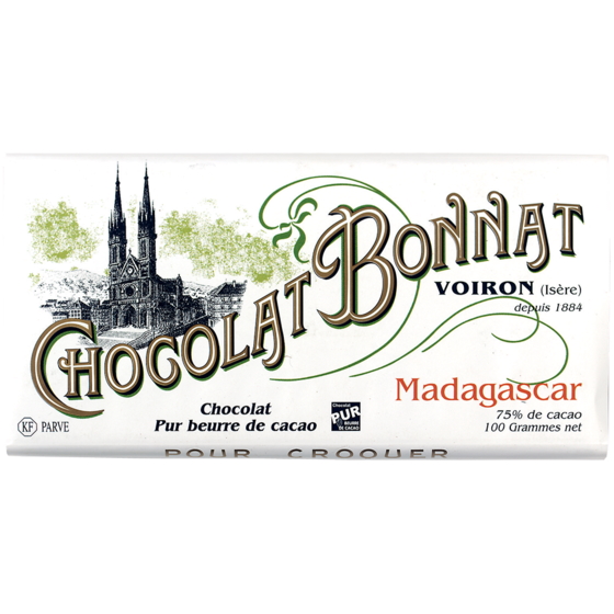 Chocolat Bonnat Madagascar 75% Dark Chocolate Bar