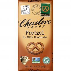 Chocolove 33% Pretzel Milk Chocolate Bar