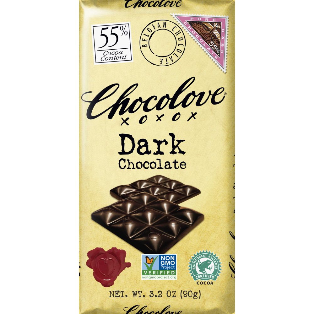 Chocolove 55% Pure Dark Chocolate Bar