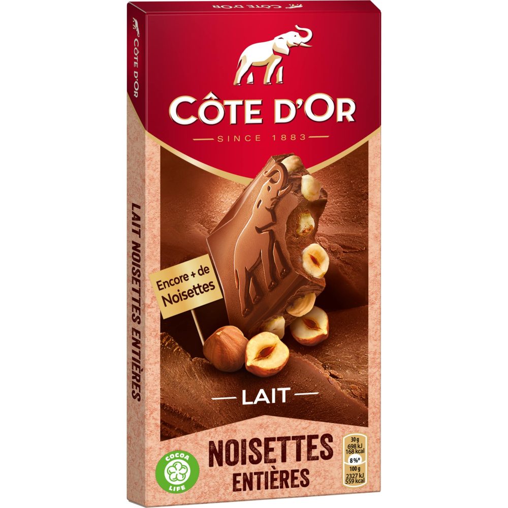 Côte d’Or 32% Hazelnuts in Milk Chocolate Bar