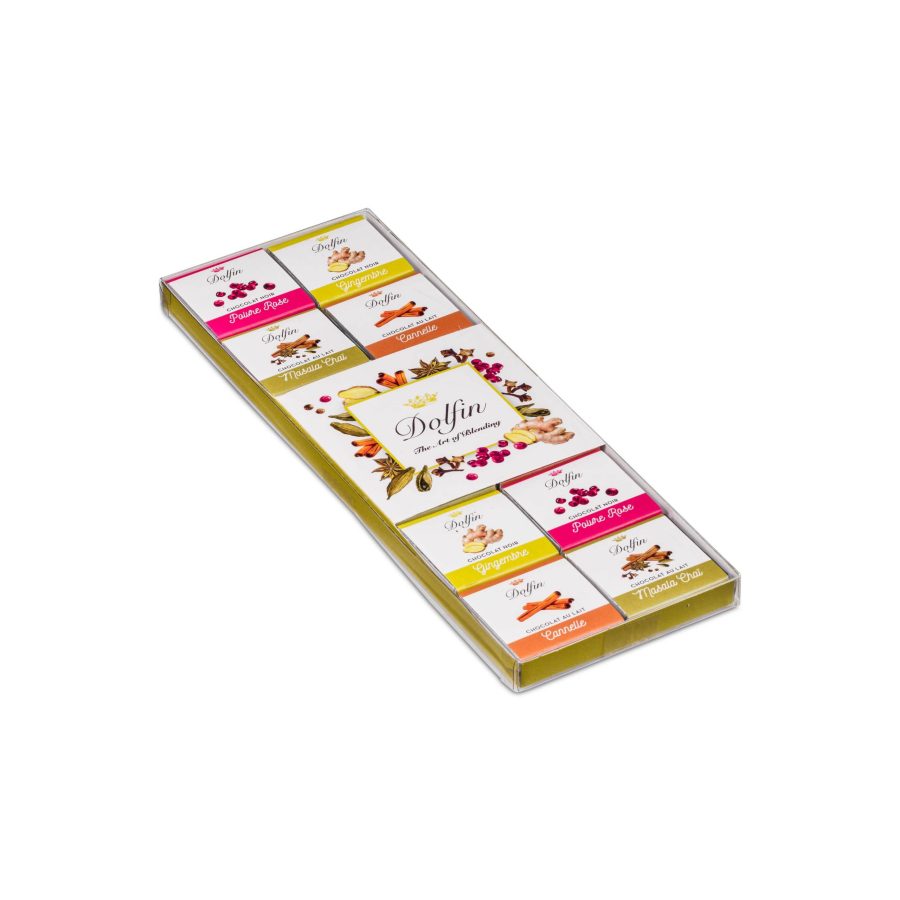 Dolfin 24-Piece Spice Chocolate Napolitain Assortment 2-min