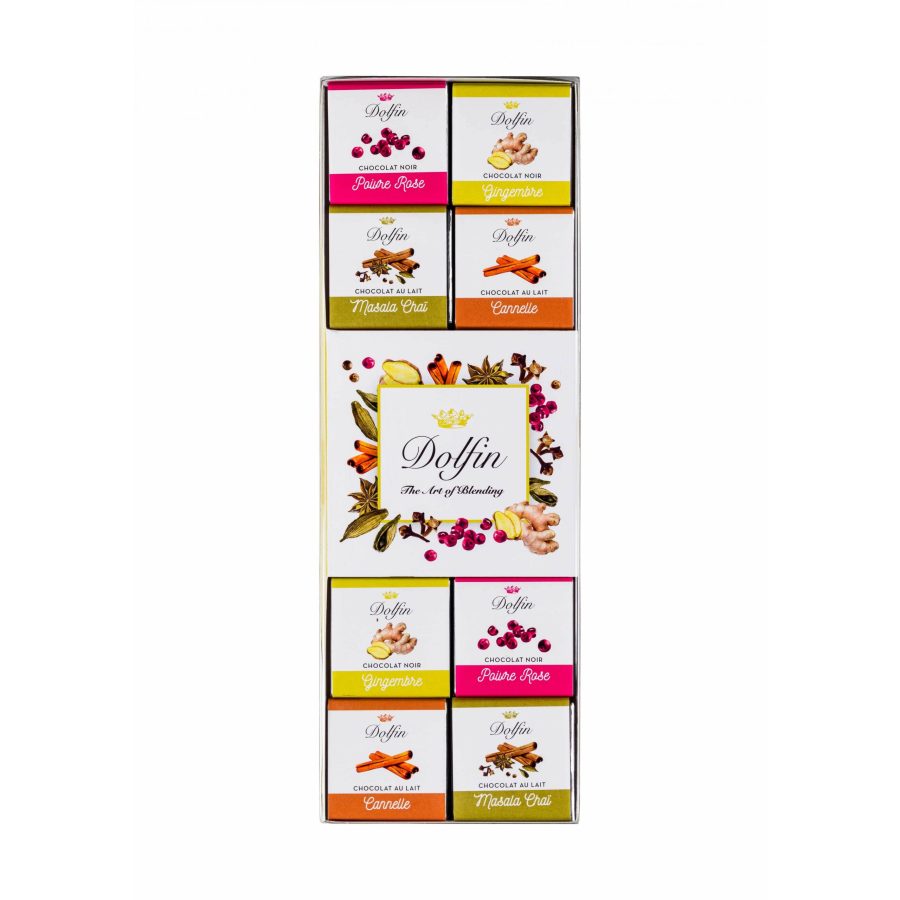 Dolfin 24-Piece Spice Chocolate Napolitain Assortment-min