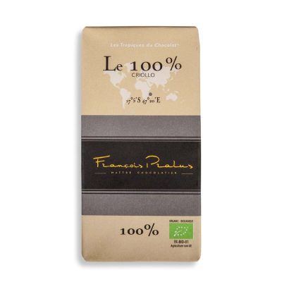 François Pralus 100% Dark Chocolate Bar