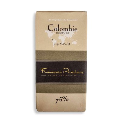François Pralus Colombia 75% Dark Chocolate Bar