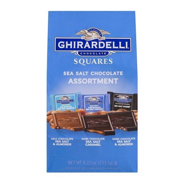 Ghirardelli Sea Salt Chocolate Square Assortment