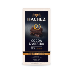 Hachez Cocoa d'Arriba Orange 77% Dark Chocolate Bar