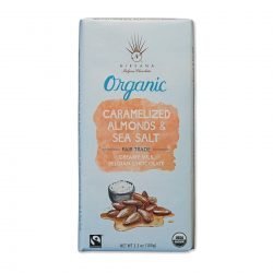 Nirvana Milk Chocolate with Caramelized Almonds & Sea Salt-min