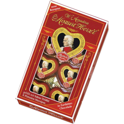 Reber Mozart Eight Piece Chocolate Heart Gift Box
