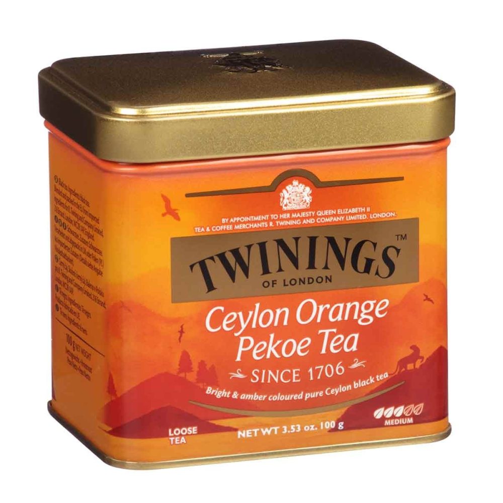 Twinings Ceylon Orange Pekoe Tea Tin