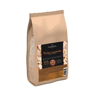 Valrhona Caramélia 36% Milk Chocolate Crunchy Pearls