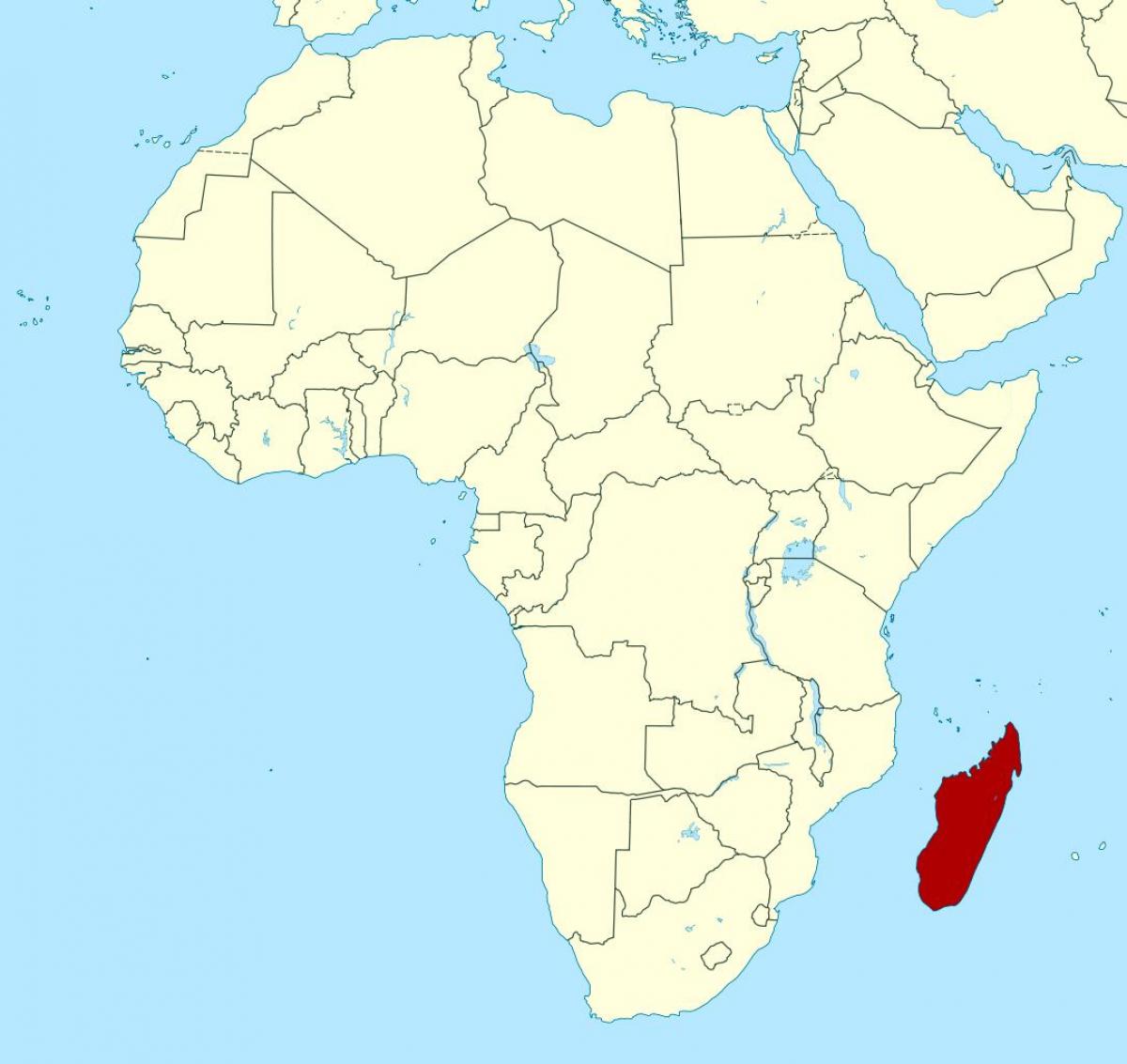 Madagascar Map