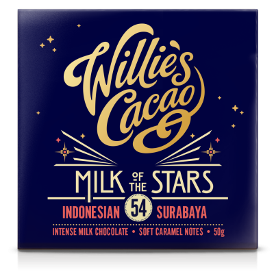 Willie's Cacao Milk of the Stars 54% Milk Chocolate Bar