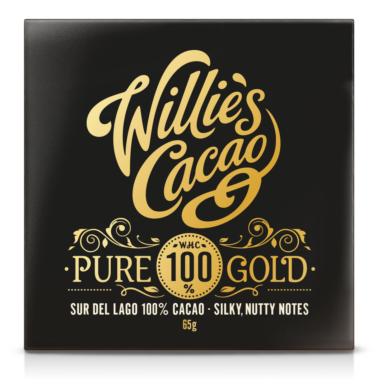 Willie's Cacao Pure Gold Sur Del Lago 100% Cacao Bar
