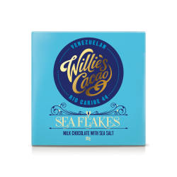 Willie's Cacao Sea Flakes 44% Milk Chocolate with Sea Salt