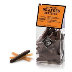 Michel Cluizel Chocolate Covered Candied Orange Peel