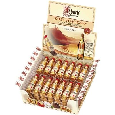 Asbach Brandy Dark Chocolate Zarte Fläschchen Counter Display