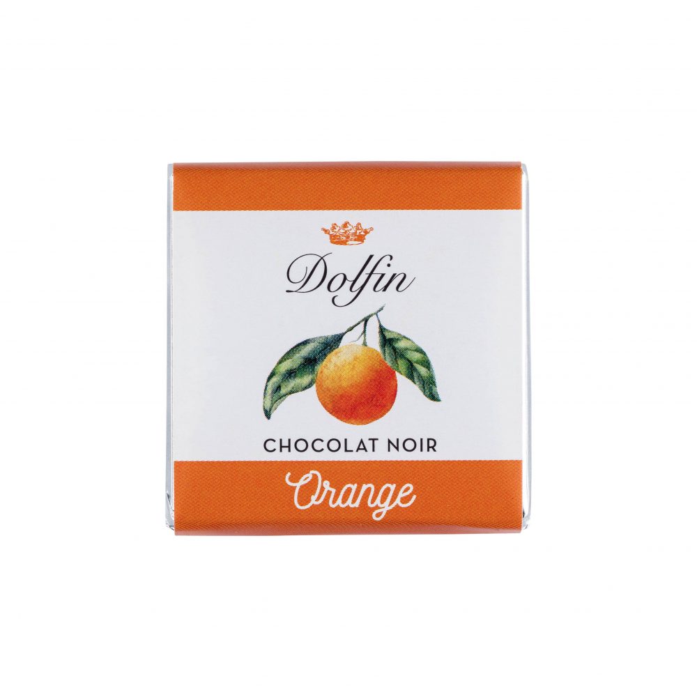 Dolfin Dark Chocolate Napolitain w Orange-min