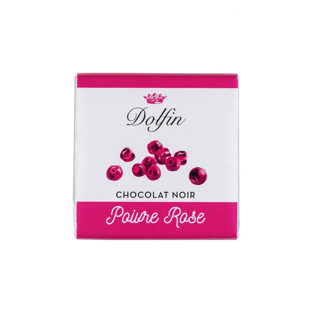 Dolfin Dark Chocolate Napolitain w Pink Pepper-min