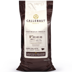 Callebaut 60-40-38 60.1% Dark Chocolate Callets