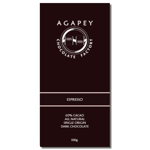 Agapey 60% Espresso Dark Chocolate Bar
