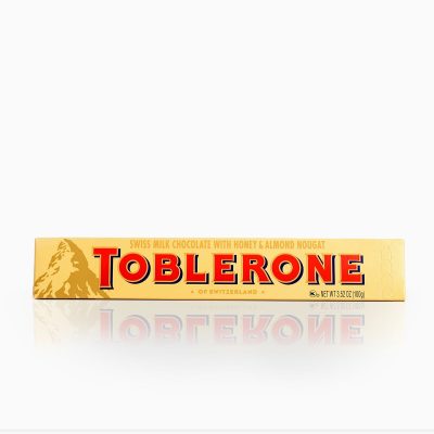 Toblerone Honey & Almond Nougat Milk Chocolate Bar