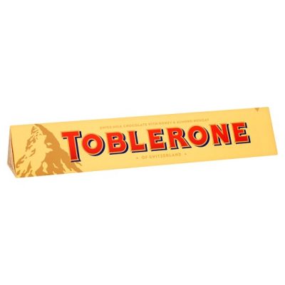 Toblerone XL Honey & Almond Nougat Milk Chocolate Bar