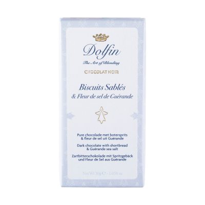 Dolfin 60% Dark Chocolate with Shortbread & Guérande Sea Salt-min