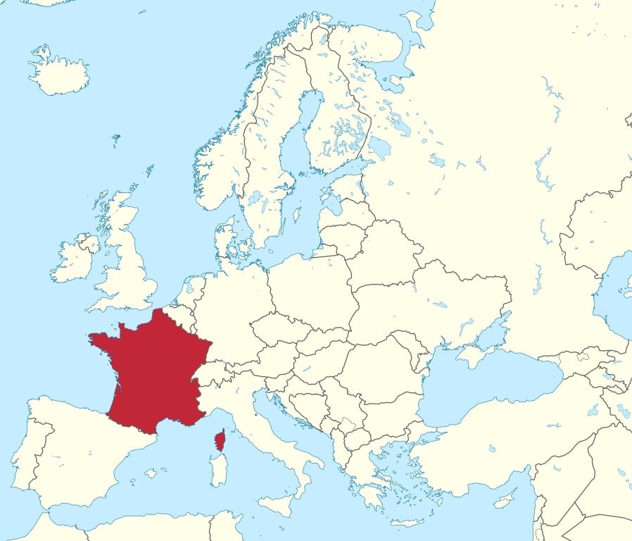 France on map