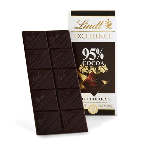 Lindt Excellence 95% Dark Chocolate Bar