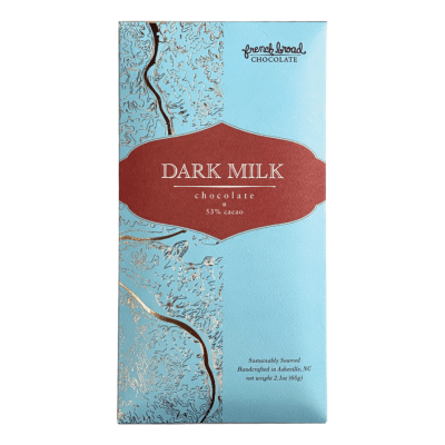 French Broad 53% Dark Milk Chocolate Bar