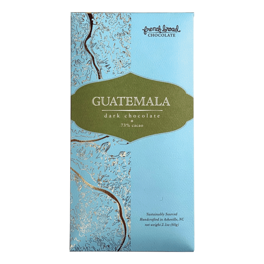 French Broad Chocolate Guatemala 73 Dark Chocolate Bar World Wide