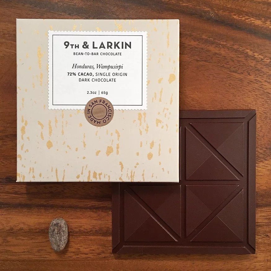 9th & Larkin Wampusirpi Honduras 72% Dark Chocolate Bar-min