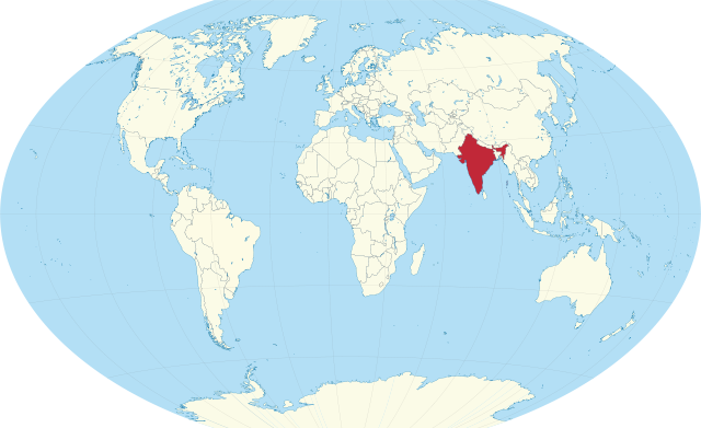 India on World Map