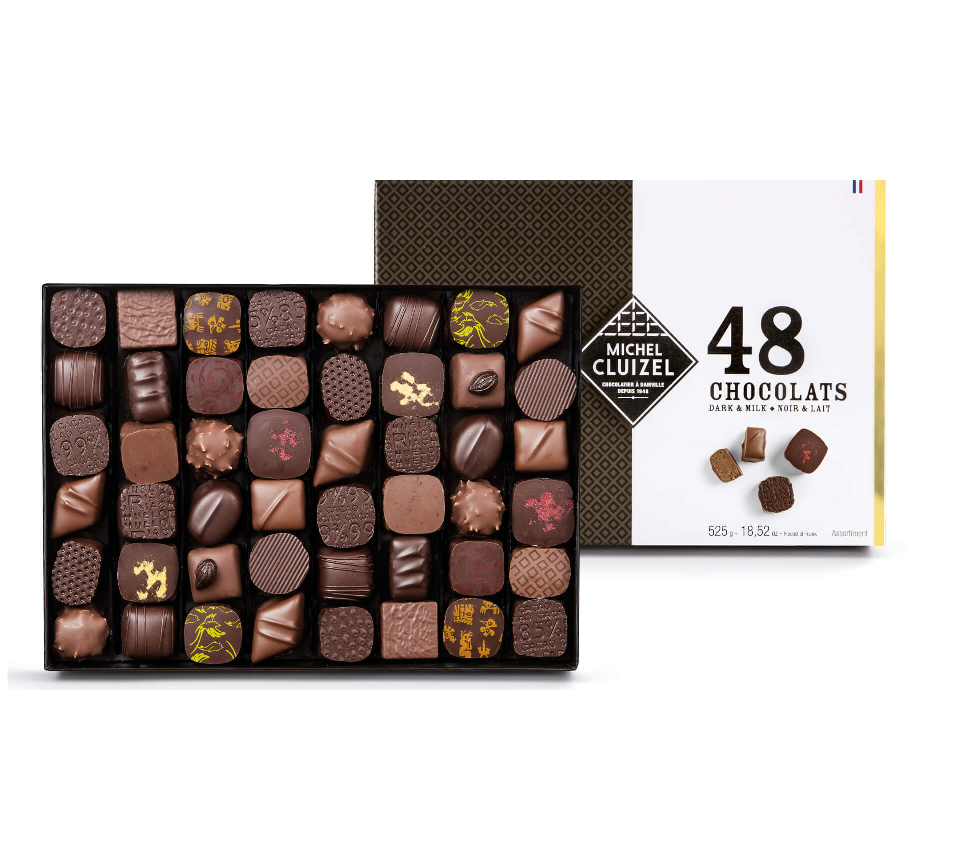 Michel Cluizel No. 48 Dark & Milk Chocolate Gift Box