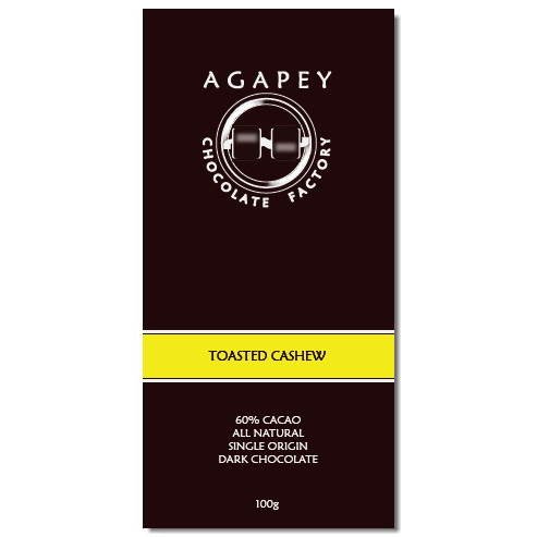 Agapey 60% Dark Chocolate Bar with Toasted Cashew