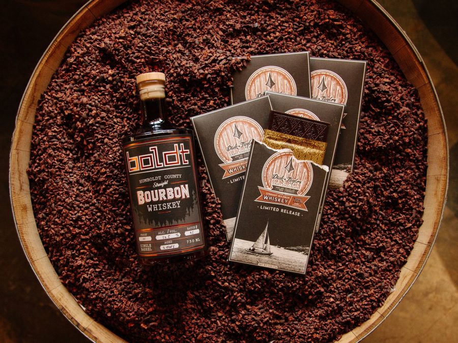Dick Taylor Limited Release Straight Bourbon Whiskey 70% Dark Chocolate Bar Lifestyle 3