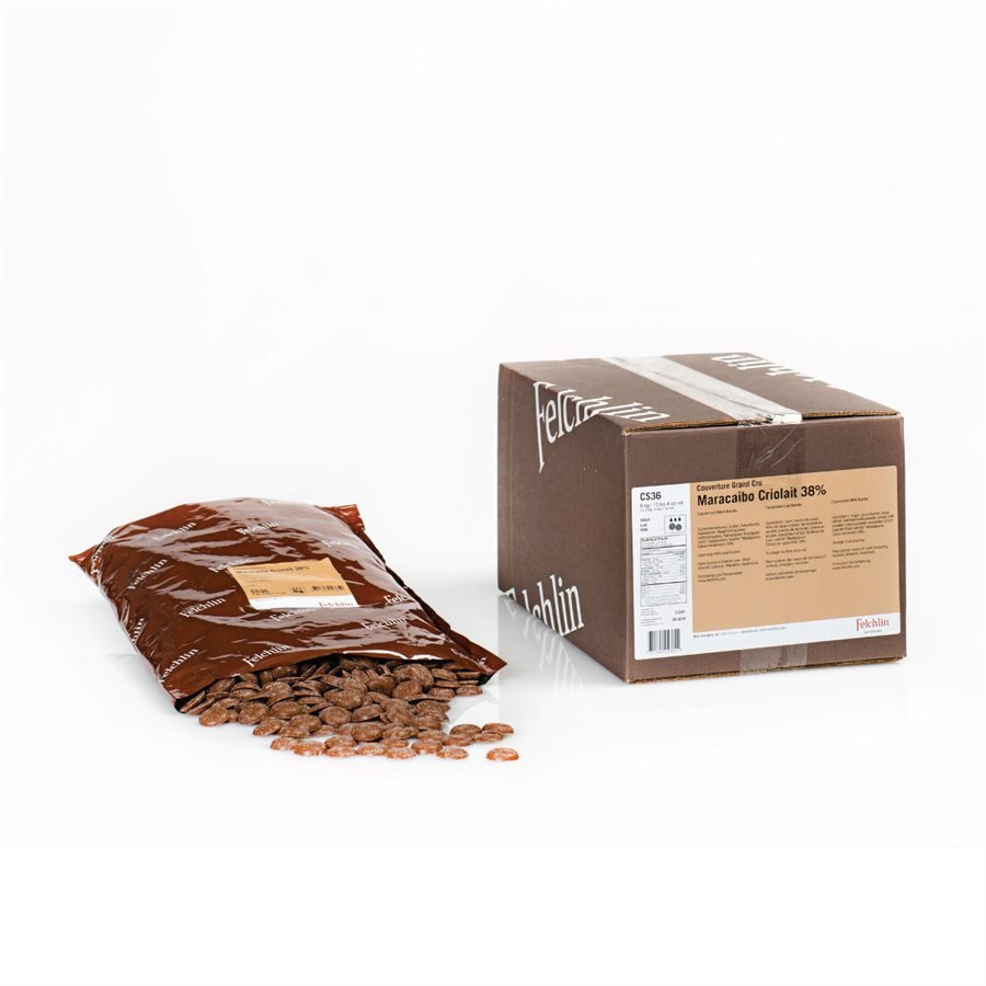 Felchlin Maracaibo Criolait 38% Milk Couverture Chocolate