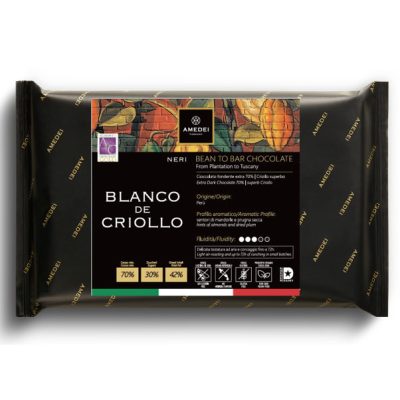 Amedei Blanco de Criollo 70% Dark Couverture Chocolate Block