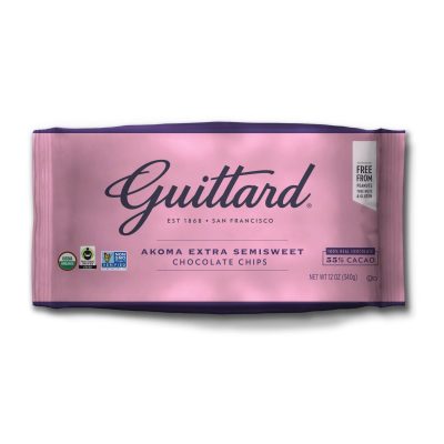 Guittard Akoma Extra Semisweet Organic 55% Dark Chocolate Chips-min