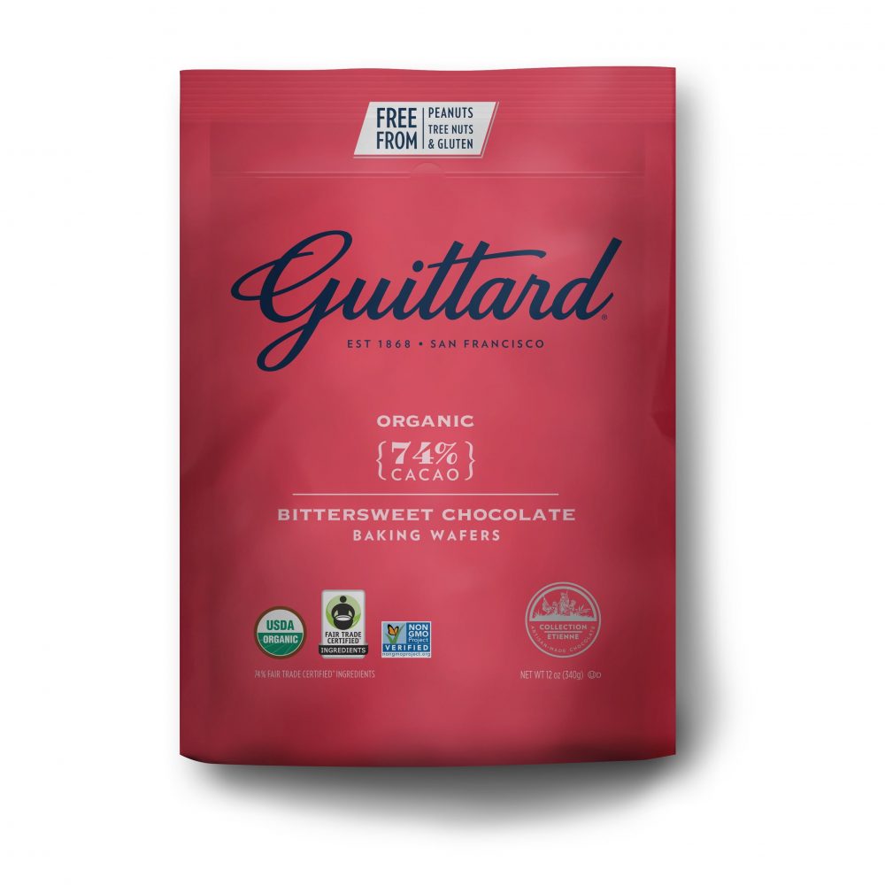 Guittard Organic 74% Dark Couverture Chocolate Wafers