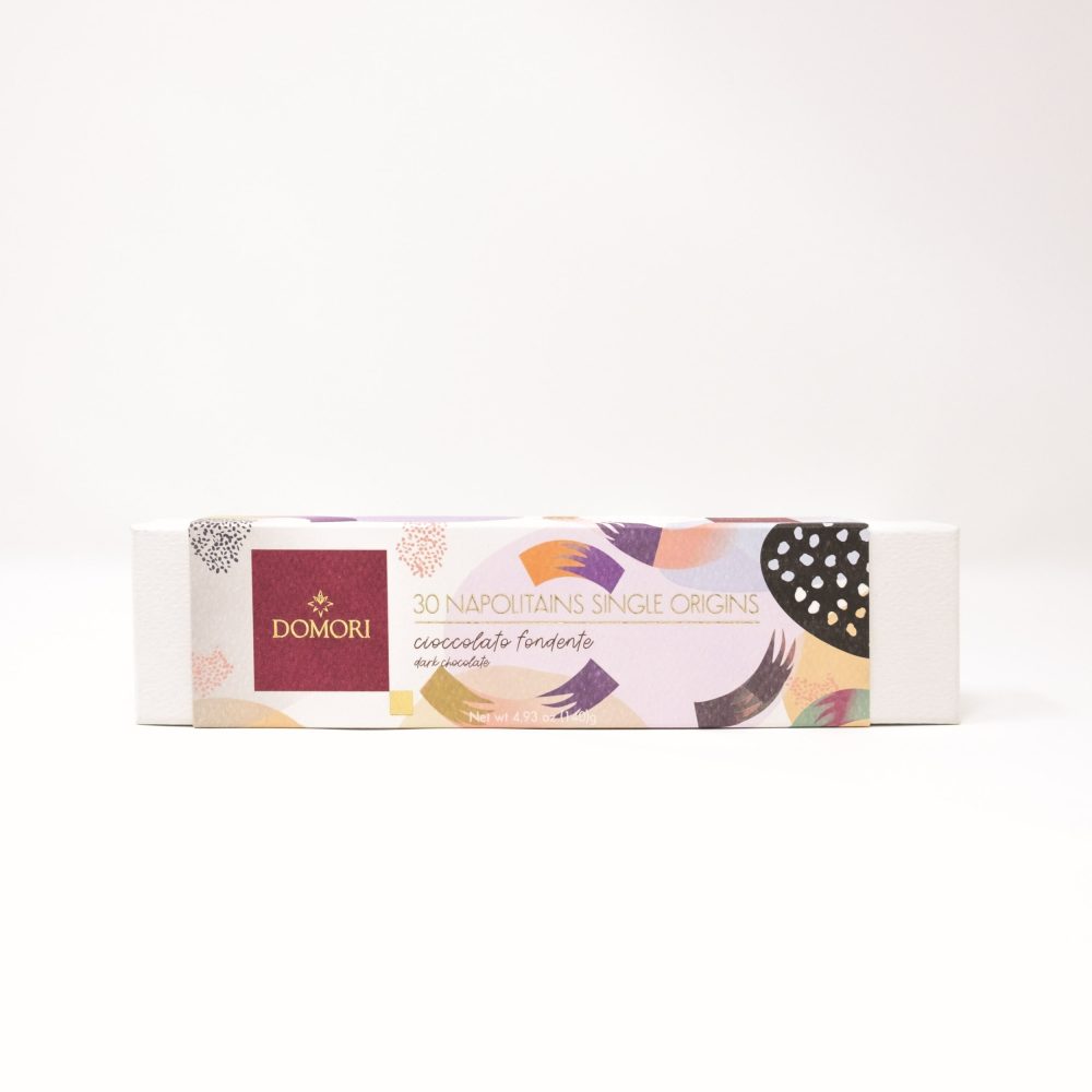 Domori 30-Piece Single Origin Napolitains Chocolate Square Gift Box