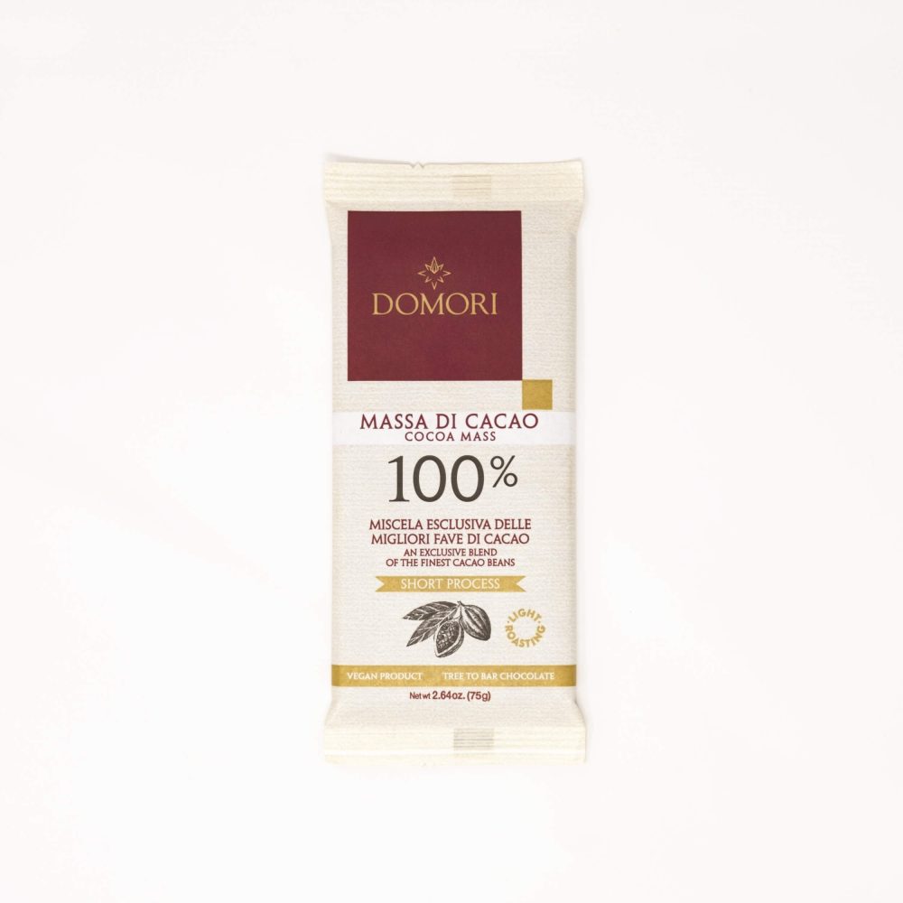 Domori Fondente 100% Dark Chocolate Bar