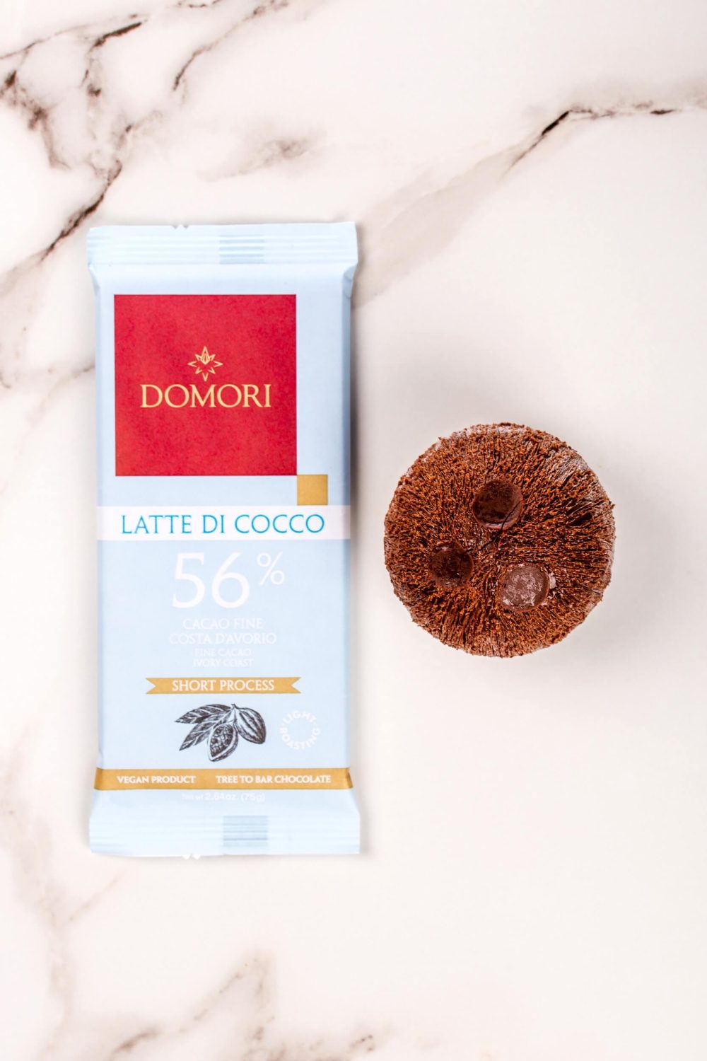 Domori Latte de Cocco 56% Milk Chocolate Bar with Coconut Milk4