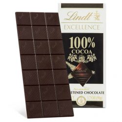 Lindt Excellence 100% Unsweetened Chocolate Bar